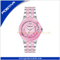 The Attractive Unisex Ceramic Swiss Women Watch with Stainless Steel Band